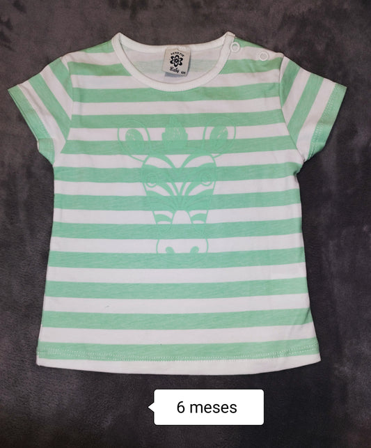 Camiseta bebé rayas