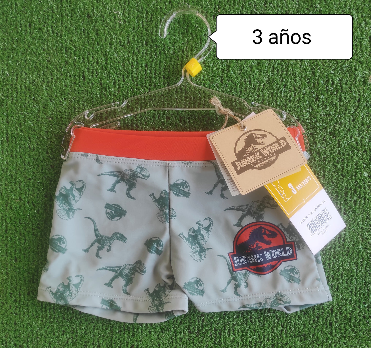 Bañador niño Jurassic World dinosaurios