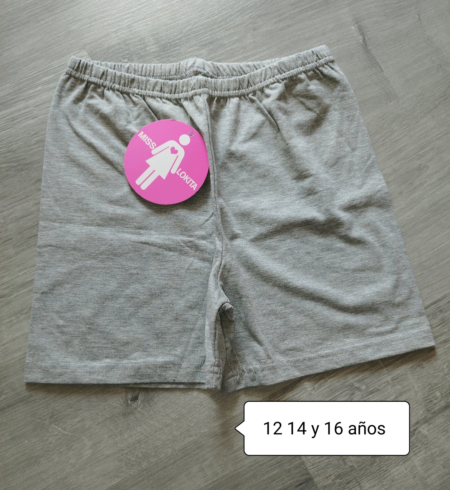 Pantalón niña gris básico cómodo