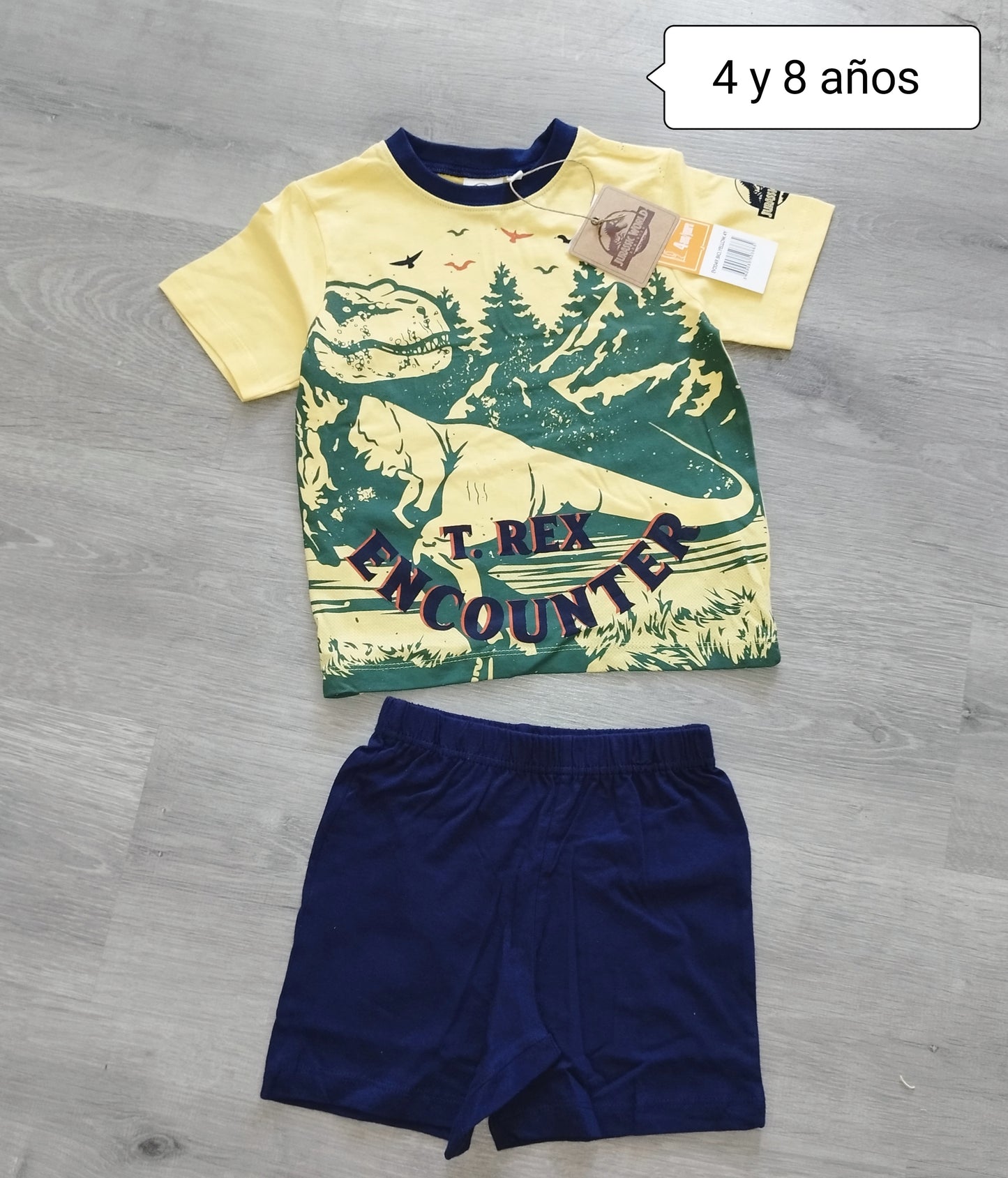 Pijama niño dinosaurio T-Rex