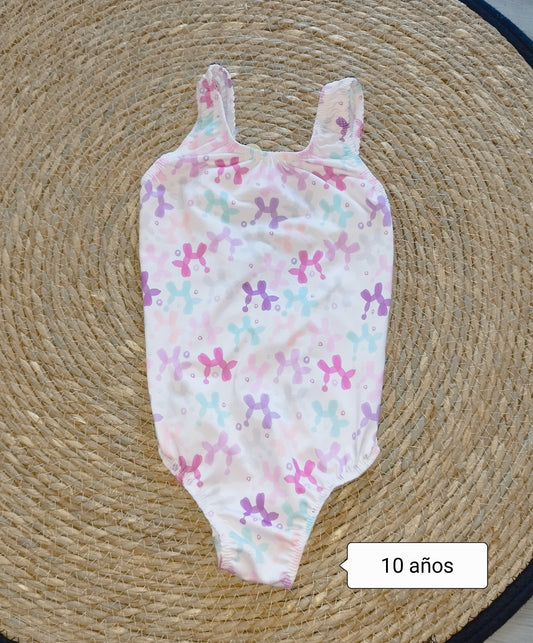 Bañador niña globos pastel