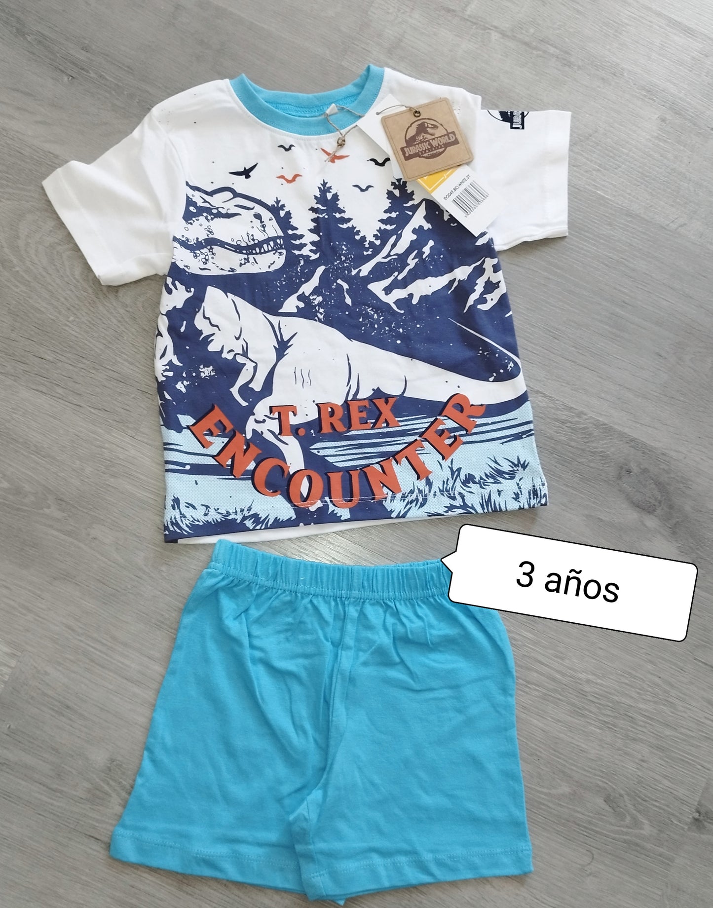 Pijama niño dinosaurio T-Rex
