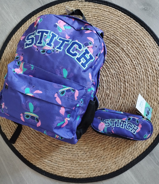 Mochila Stitch con estuche