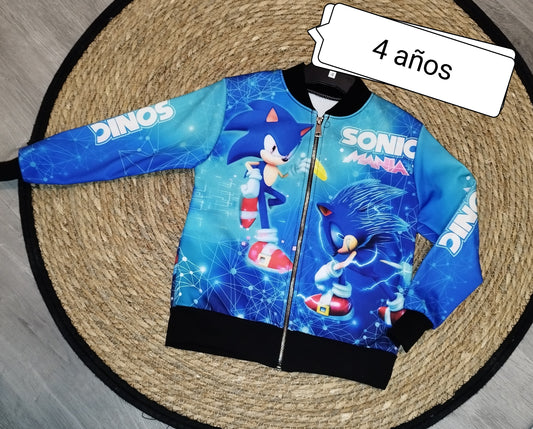 Chaqueta Sonic con Cremallera