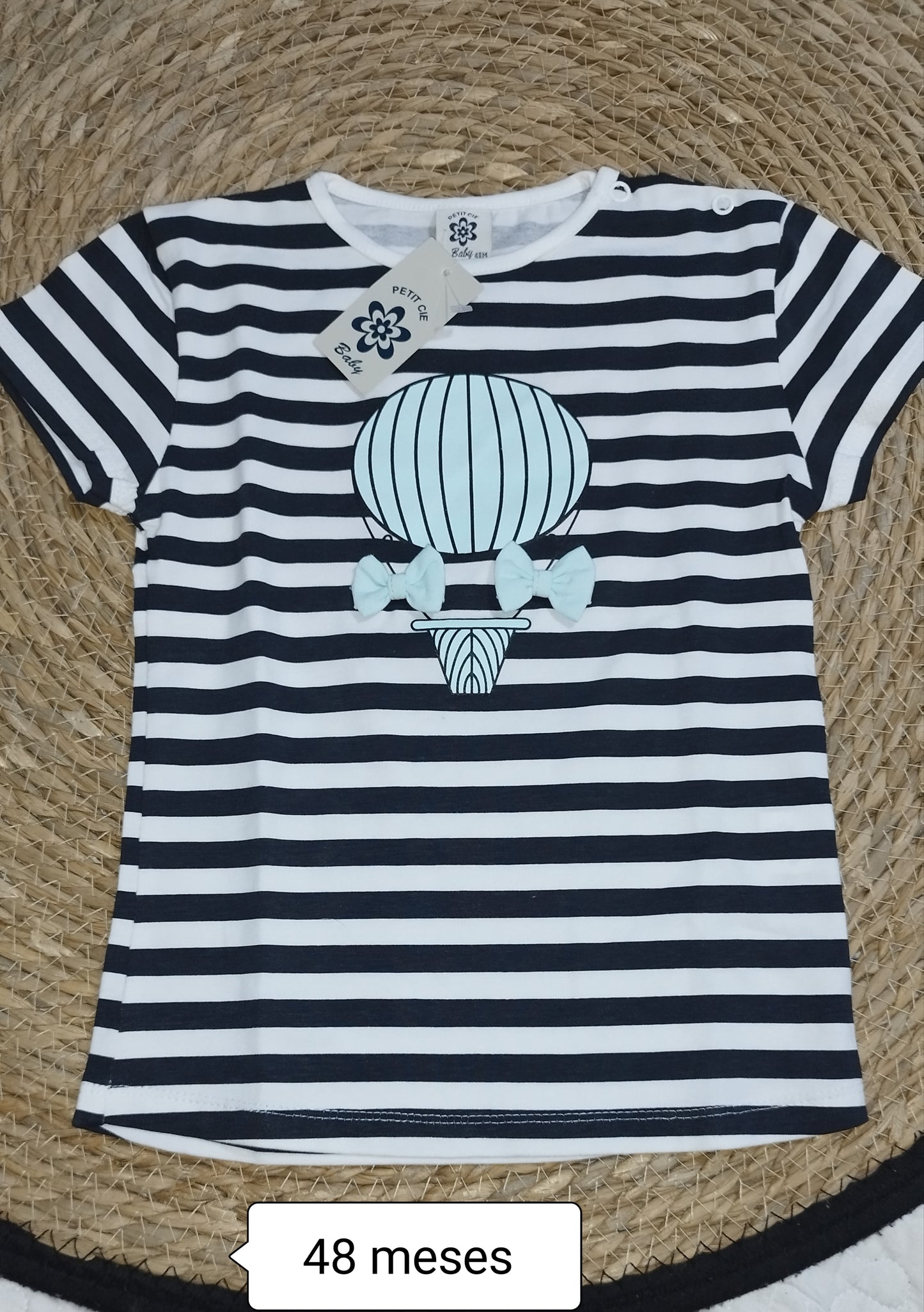 Camiseta niña rayas