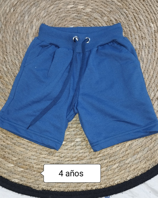 Pantalón niño azul básica