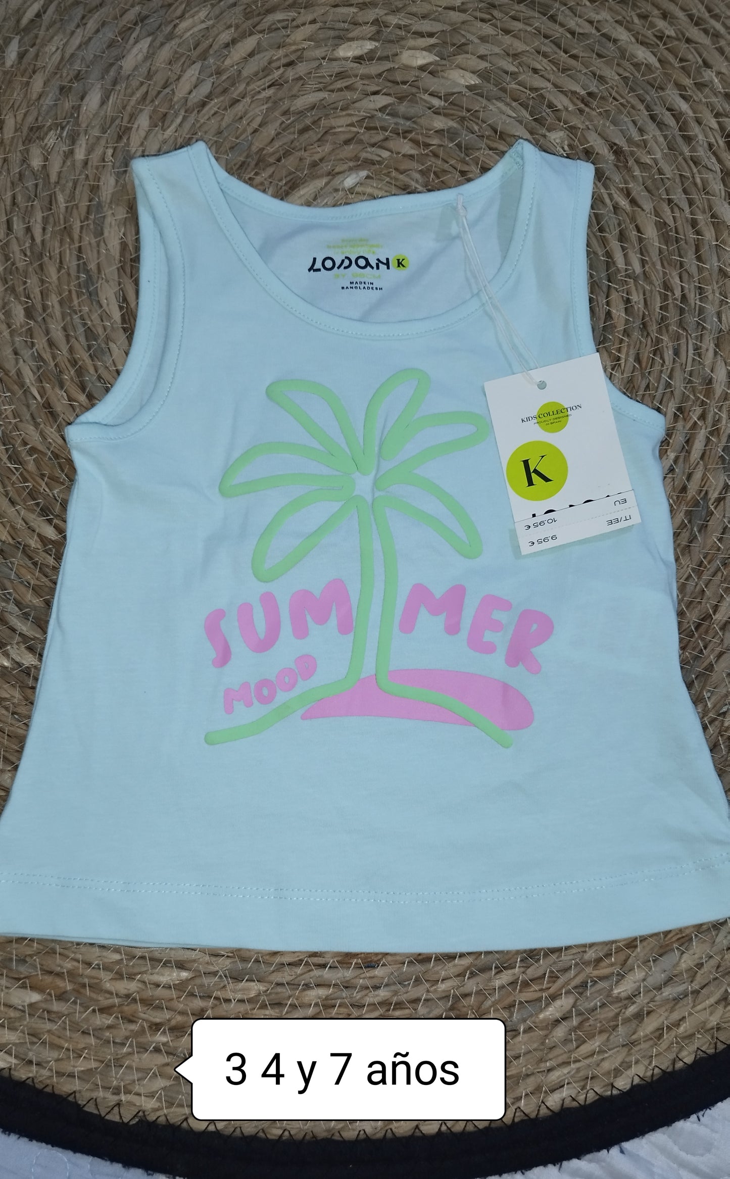 👉 Camiseta niña LOSAN tirantes Summer azul