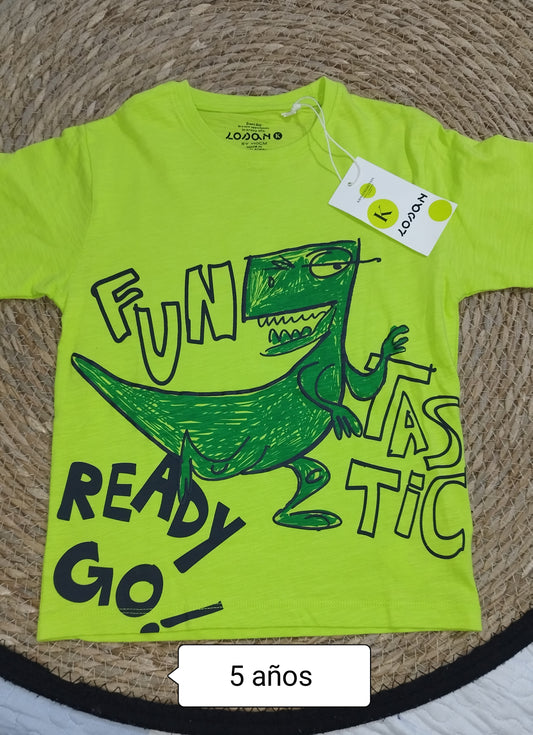 Camiseta niño LOSAN dinosaurio