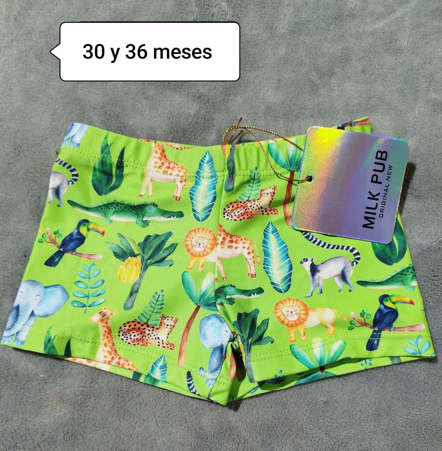 Bañador niño estampado animales