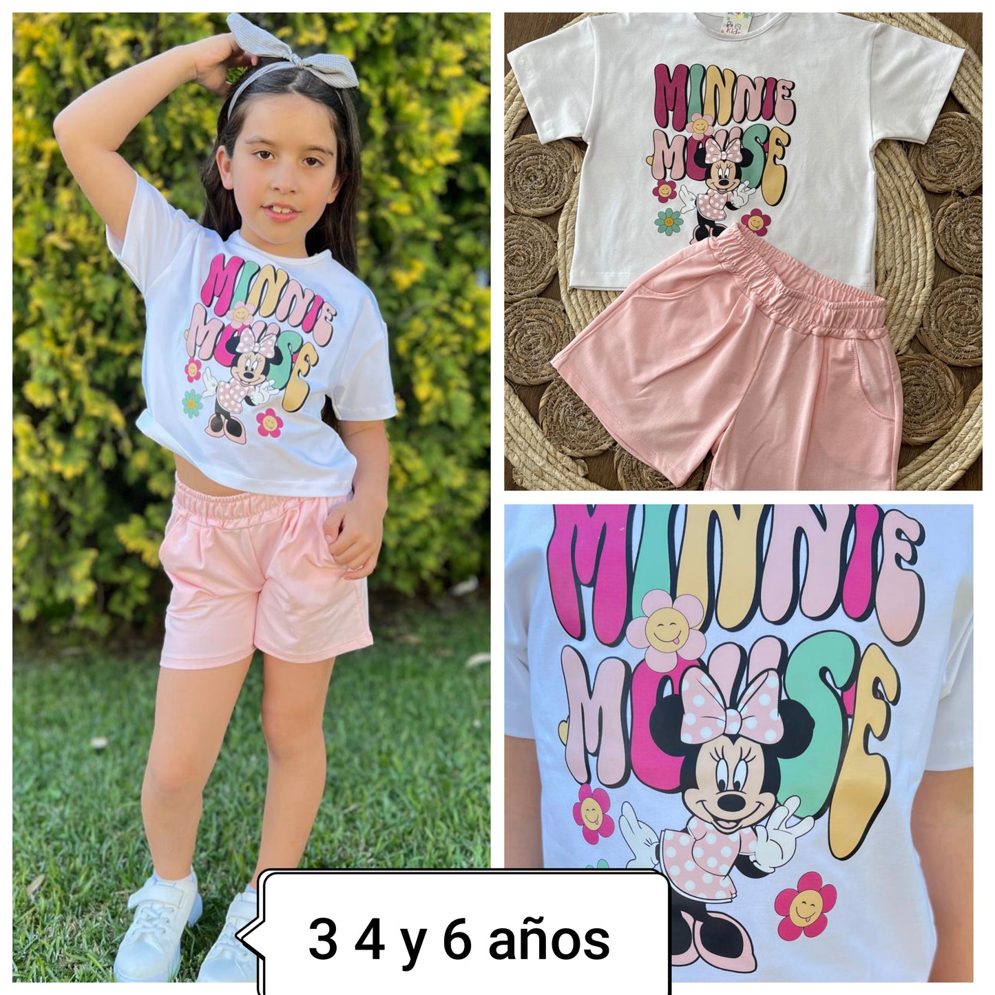 Conjunto niña verano Minnie Mouse
