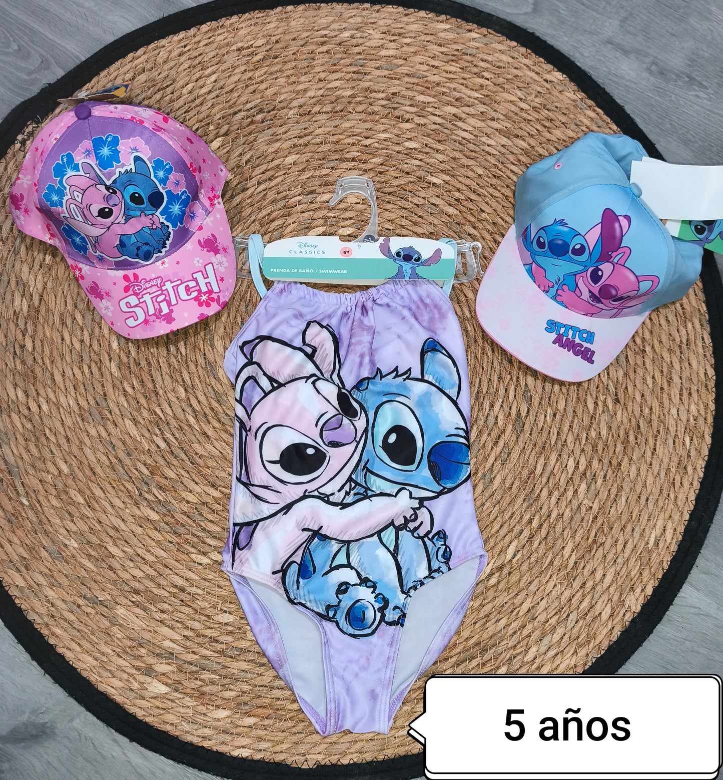 Bañador niña Stitch y Angel