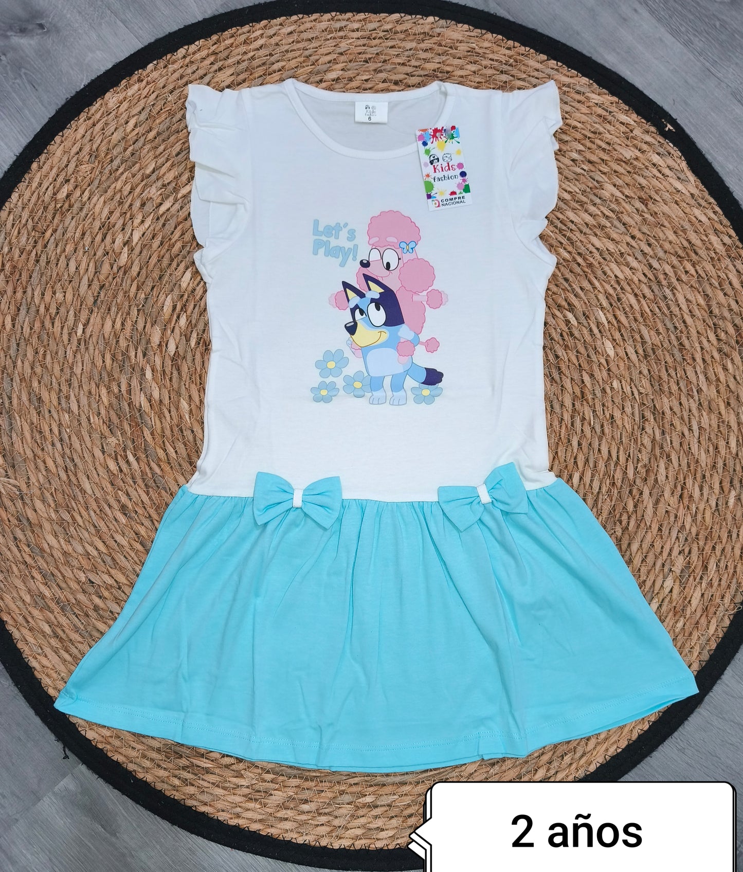 Vestido niña verano Bluey