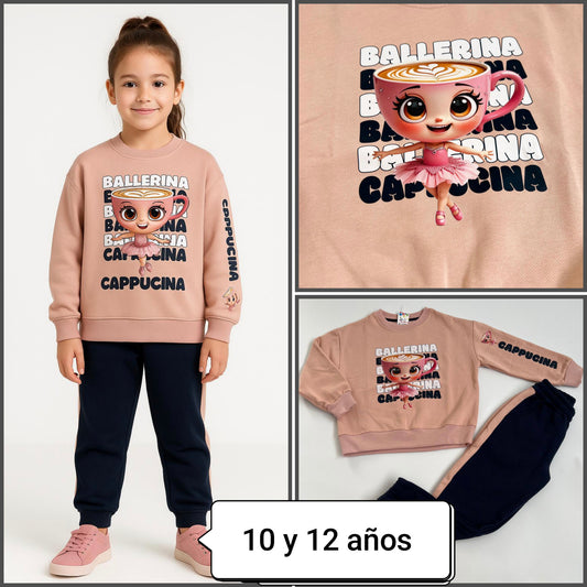Conjunto deportivo ballerina cappucina