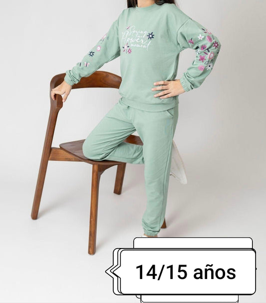 Conjunto niña primaveral