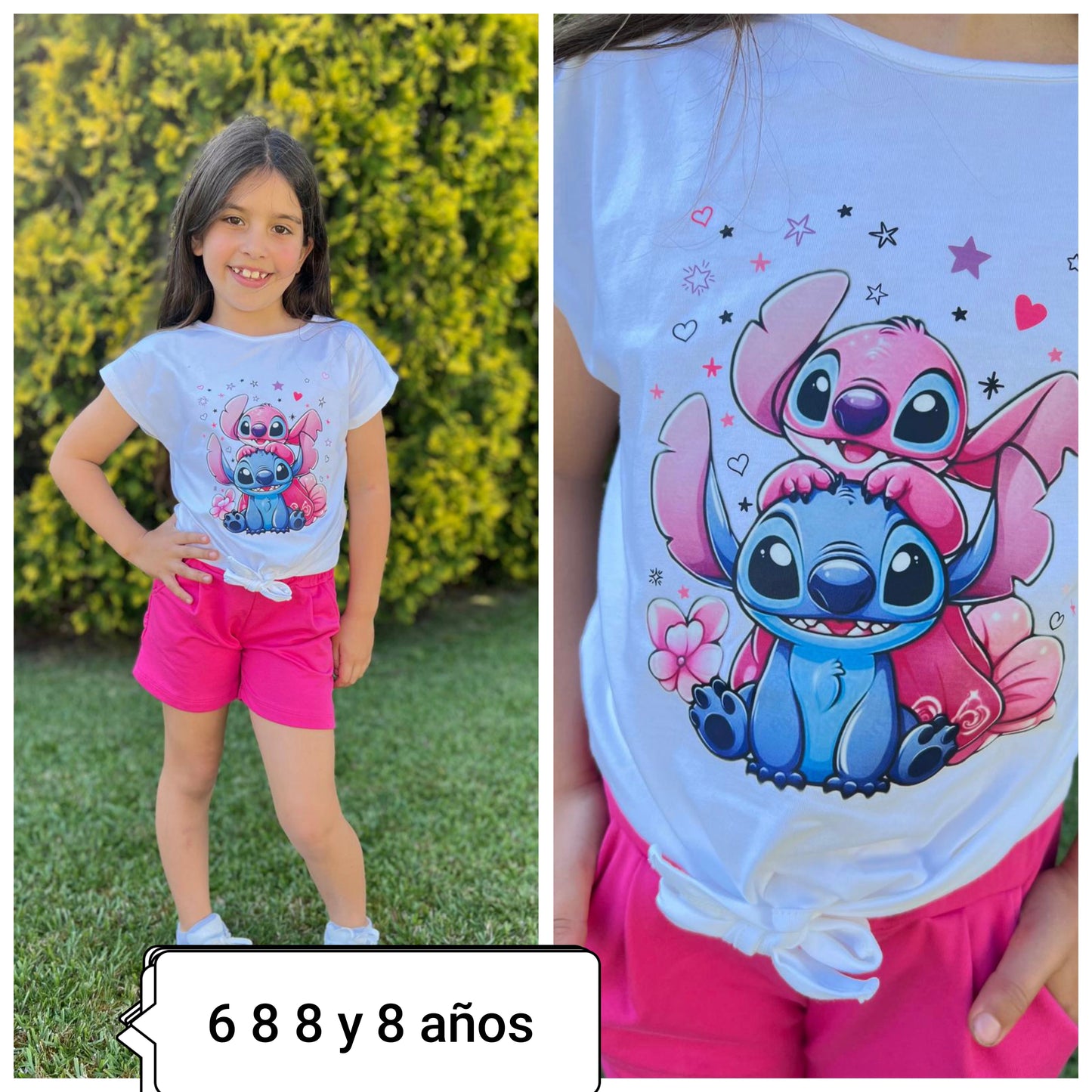 ✨ Conjunto infantil Stitch & Angel ✨
