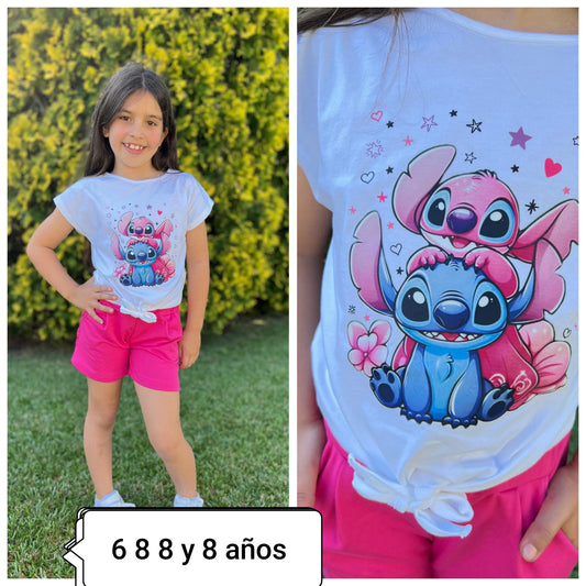 ✨ Conjunto infantil Stitch & Angel ✨
