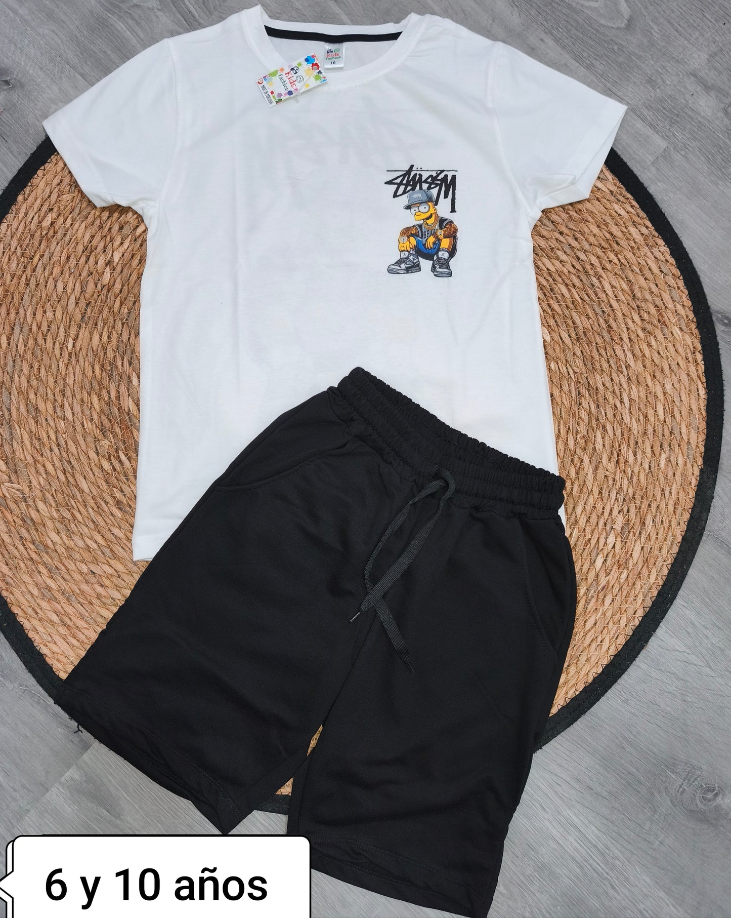 Conjunto niño verano Simpsons