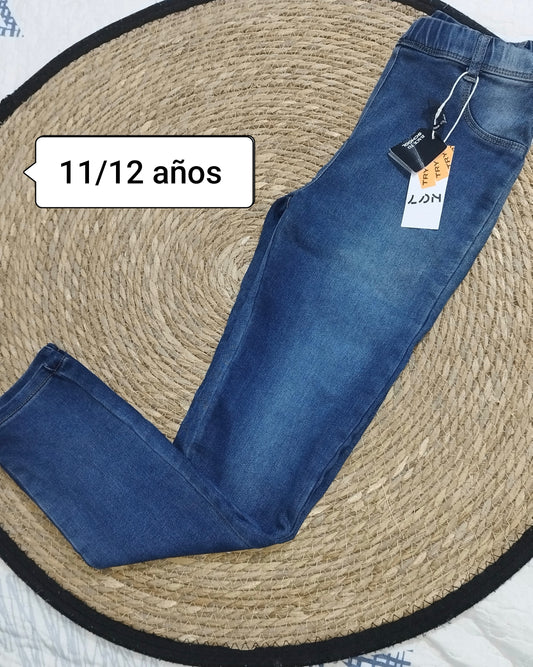 Pantalón Vaquero tipo leggins Azul – Corte Slim