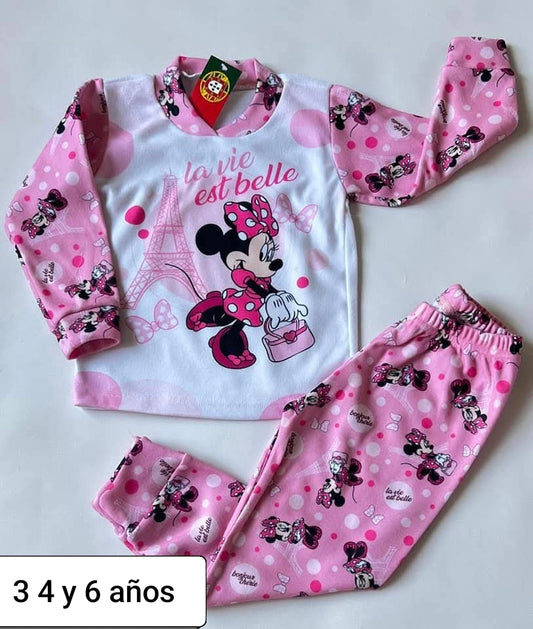 Pijama niña Minnie Mouse
