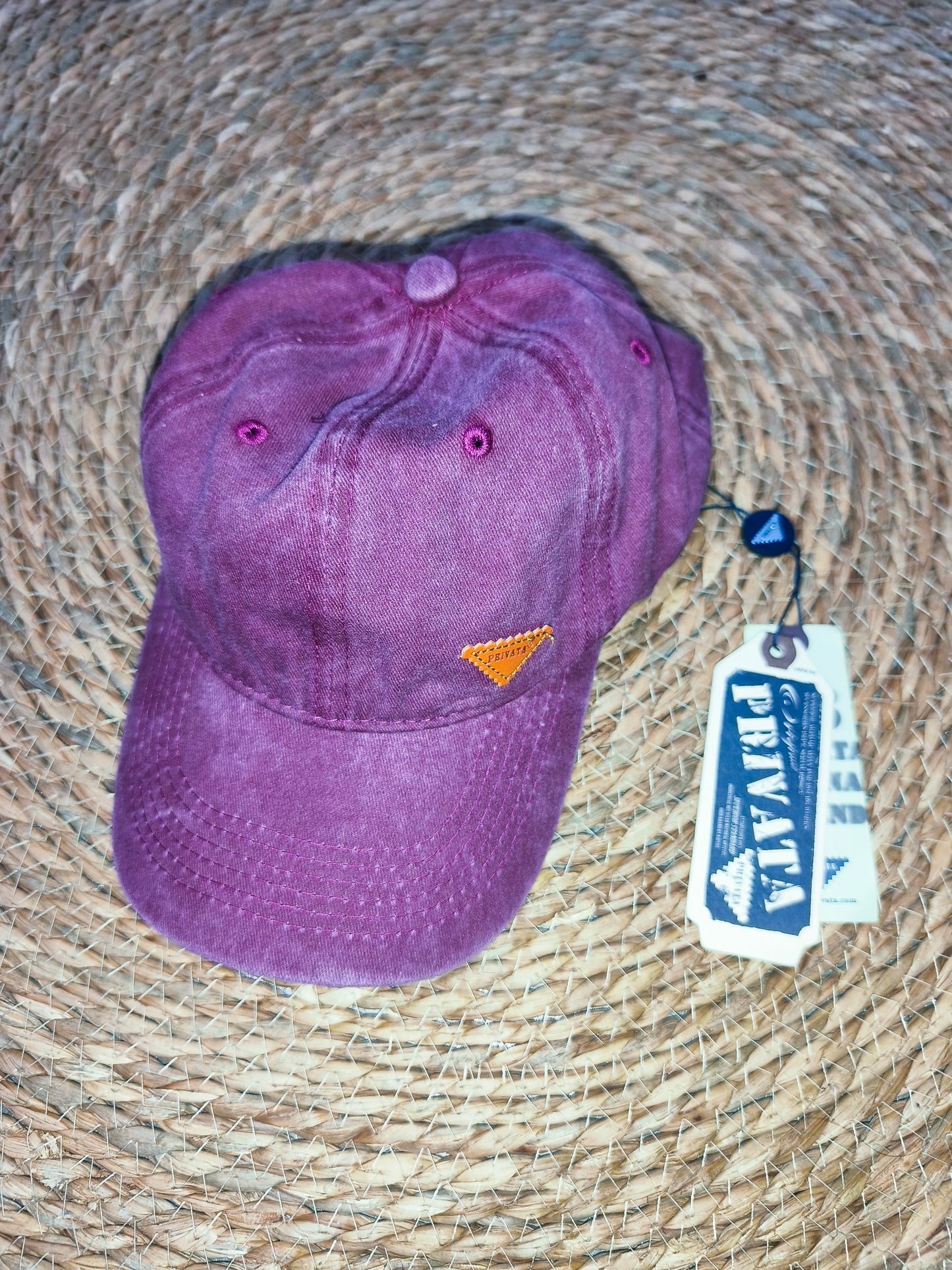 Gorra unisex efecto lavado vintage PRIVATA