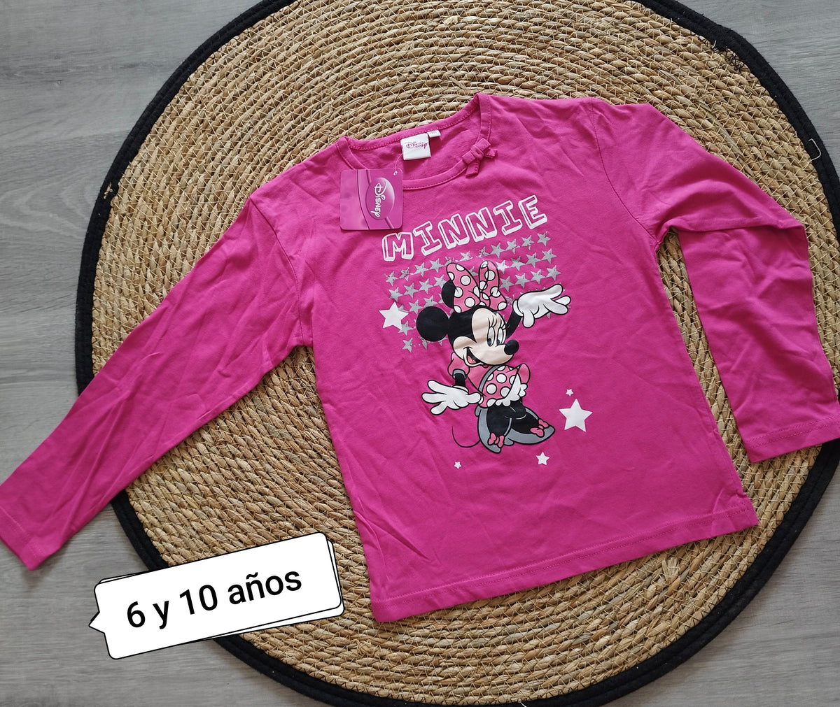 Camiseta Minnie manga larga