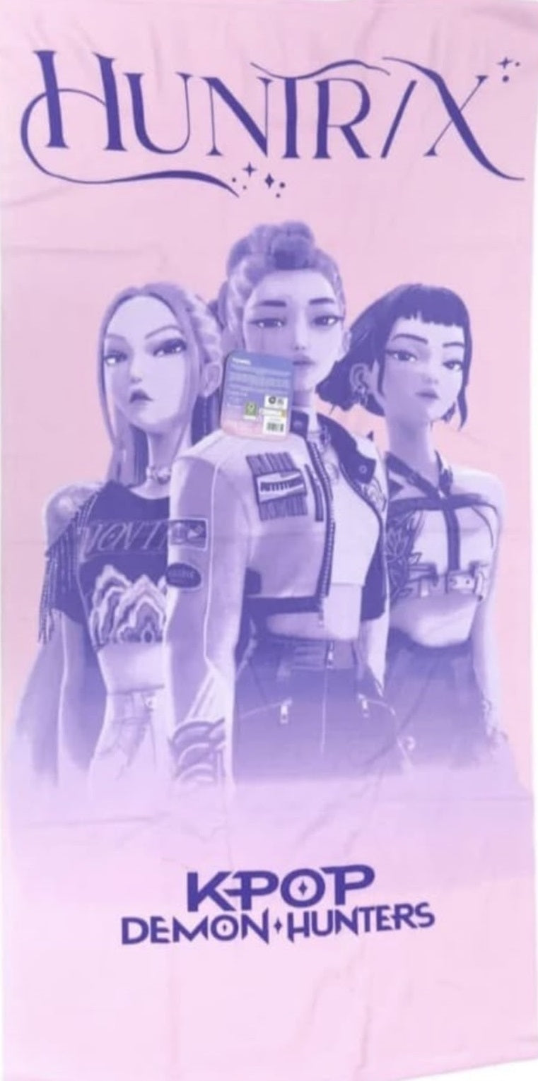 Toalla Microfibra KPop Demon Hunters Oficial 70x140 cm