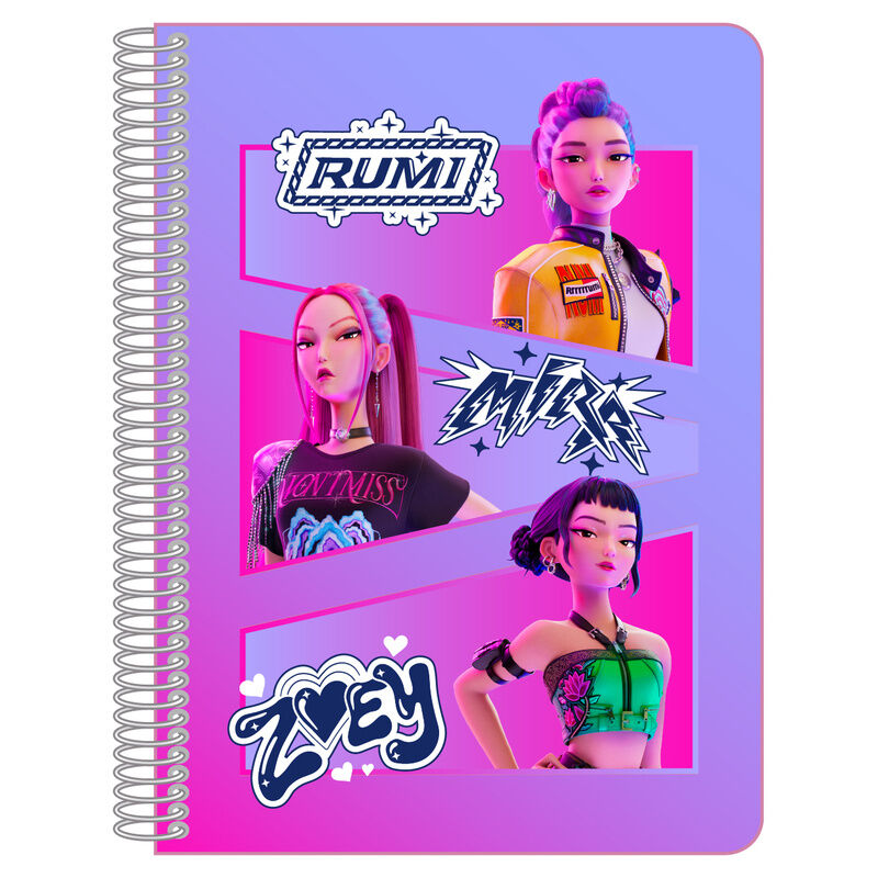 Cuaderno Espiral HUNTR/X A5
