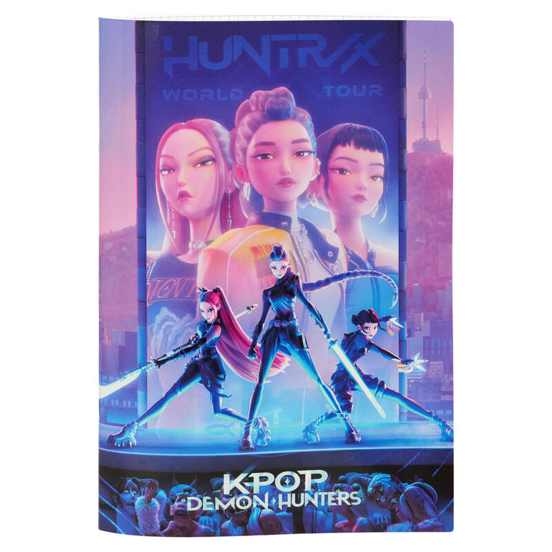 Libreta A4 KPop Demon Hunters Oficial